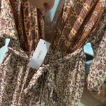 Aakaa Western Floral Paisley Maxi Dress, Size Small Photo 12