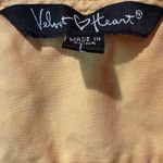 Velvet Heart wrap top women’s L golden yellow Photo 5