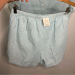 Miss Elaine gingham boxer pajama set blue & white women size medium new with tag Photo 8