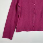 Pendleton Vintage Lambs Wool Button Front Cardigan Sweater Pink Purple Photo 6
