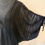 All Saints Zuri Black Metallic Mini Dress Size Small Photo 1