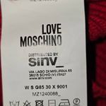 Love moschino  Womens Wool Cashmere Blend‎ Red Heart Sweater Small Valentines Day Photo 5