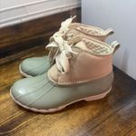 Sperry  Topsider Green Duck Boots Size 6.5 Photo 1