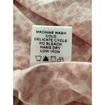 P. Jamas Pink Pima Cotton Smocked Night Gown XS Cottagecore Animal Print Trad Photo 7