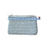 MARCUS BROTHERS Vintage Cream Woven Italian Clutch Bag Photo 1