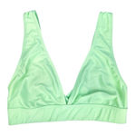 Pretty Little Thing Pastel Lime Green Plunge Triangle Bikini Top Size 8 Photo 0