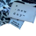 A New Day Black White Leopard Print Silky Sultry Luxe Classy Midi Slip Dress Photo 5