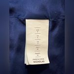 NWT NICHOLAS Eartha Off The Shoulder Gown in Dark Ink, size 2 Blue Photo 7