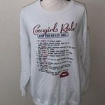 Roper vintage western cowgirl rules white pullover sweatshirt Size XL Photo 0