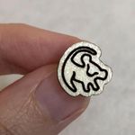 Disney Lion King Simba Wood Stud Earrings Photo 2
