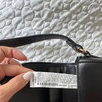 ZARA Elegant Black Quilted Shoulder Bag adjustable strap inside pocket gold lock Photo 5