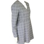 ZARA 🖤  Gray Plaid Mini Dress Blazer Style | Size XL | runs small Photo 2