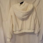 Aeropostale NWT  White Size Large Faux Fur Hooded Jacket Photo 8