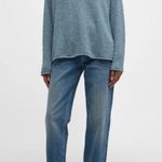 Eileen Fisher  Organic Cotton Blend Sweater in Blue Steel, Very Soft, Size 1X NEW Photo 6