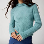 Urban Outfitters iets Frans… Eyelash Shrunken Hoodie Sweater Sweatshirt Large Photo 0