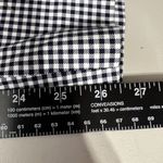 J. Jill Pants Womens 14 Navy Blue White Gingham‎ Cotton Stretch Tapered Ankle Photo 11