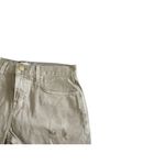 L'Agence  Audrey Beige Mid Rise Denim Shorts Size 26 NEW NWT Photo 2