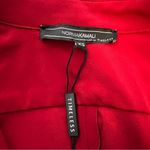 Norma Kamali NWT  Timeless button down dress duster red sz XS Photo 2