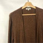 Madewell Kent Espresso Brown Longline Knit Cardigan Sweater S Photo 4