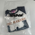 Edikted  The Makers California 1980 Baseball T Shirt Top size medium Photo 0