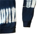 Madewell  Navy and White Tie-Dye Hoodie Sweatshirt XXS Photo 3