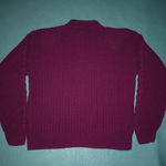 𝅺JUNIOR Connection cable knit long sleeve crewneck vintage sweater size M Pink Size M Photo 1