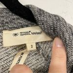 Isabel Marant Etoile  Grey Marled Knit Long Sleeve Mini Dress Womens 2 Preppy Photo 2