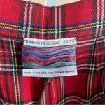 Urban Renewal URBAN RENWAL Outfitters Women's XS Red Plaid Straight Leg Trousers High Waist Photo 5