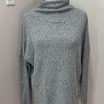 BKE  grey Oversized Turtleneck Sweater Size S Photo 0