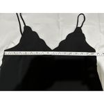 Altar’d State Womens Size M Black Slip Dress Scalloped Front Adjustable Straps Size M Photo 7