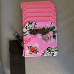 Ed Hardy  Pink Floral Card Holder wallet Photo 3