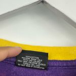 LSU Tigers Custom Bleach Splatter Long Sleeve Shirt Size XL Sports Gameday Purple Photo 4