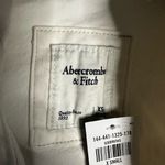 Abercrombie & Fitch NEW A&F Cream Bomber Jacket Denim Full Zip Snap Front Pockets Western Fall Photo 3