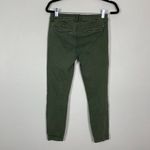 Pistola Woman's Sz 27 Olive Army Green Mid Rise Skinny Leg Cuffed Pants Photo 6