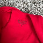 Athleta  red conscious crop tank top small Photo 2