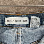 Badge Denim Shorts Women’s 14 Blue High Waist Vintage Bermuda Y2K Streetwear 90s Size 24 Photo 3