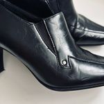 Liz Claiborne  90s Ankle Booties Black Leather Shoe Size 7 Photo 4