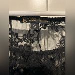Grass Collection NWOT Black Floral Lace Longe Sleeve Top Photo 3