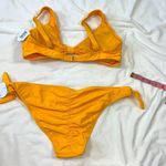 Hot Water  knotted bikini 👙 sunflower Yellow size XL  NWT Photo 5