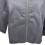 Eileen Fisher jacket/coat, size Medium, ramie, zipper, stretch, dressy, office Photo 2