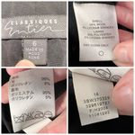 Classiques Entier Y2K  Black Wool Blend Blazer Womens Size 6 Photo 2