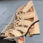 BCBGMAXAZRIA  Gladiator Sandals Lace Up Tassel Suede Heels US 6.5 / Euro 36.5 New Photo 7