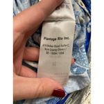 Farm Rio  Full of Flowers‎ Jumpsuit Blue Crochet Lace Size M Photo 10