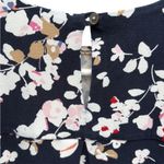 EUC J. Jill Wearever Collection Navy Floral Dress Generous XS Photo 7
