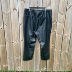 Pistola  Faux Leather Black Pants size 18W Plus Size Photo 4