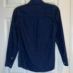 Madewell  Denim Polka Dot Button Down Pocket Shirt Size XS Photo 2
