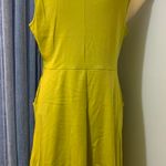 New York & Co. NY & C Chartreuse Dress Photo 2