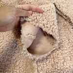 J.O.A. Women’s Reversible Teddy Faux Shearling Coat Oversized in Dusty Pink L Photo 14