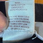 LOFT Outlet Women's Navy Blue‎ Embroidered Chino Shorts Size 6 Blue Photo 2