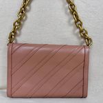 Madison West Women's Pink Shoulder Bag Small Flap Snap Closure Photo 1